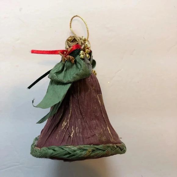 Vintage Christmas ornaments unique paper bell - Picture 1 of 3
